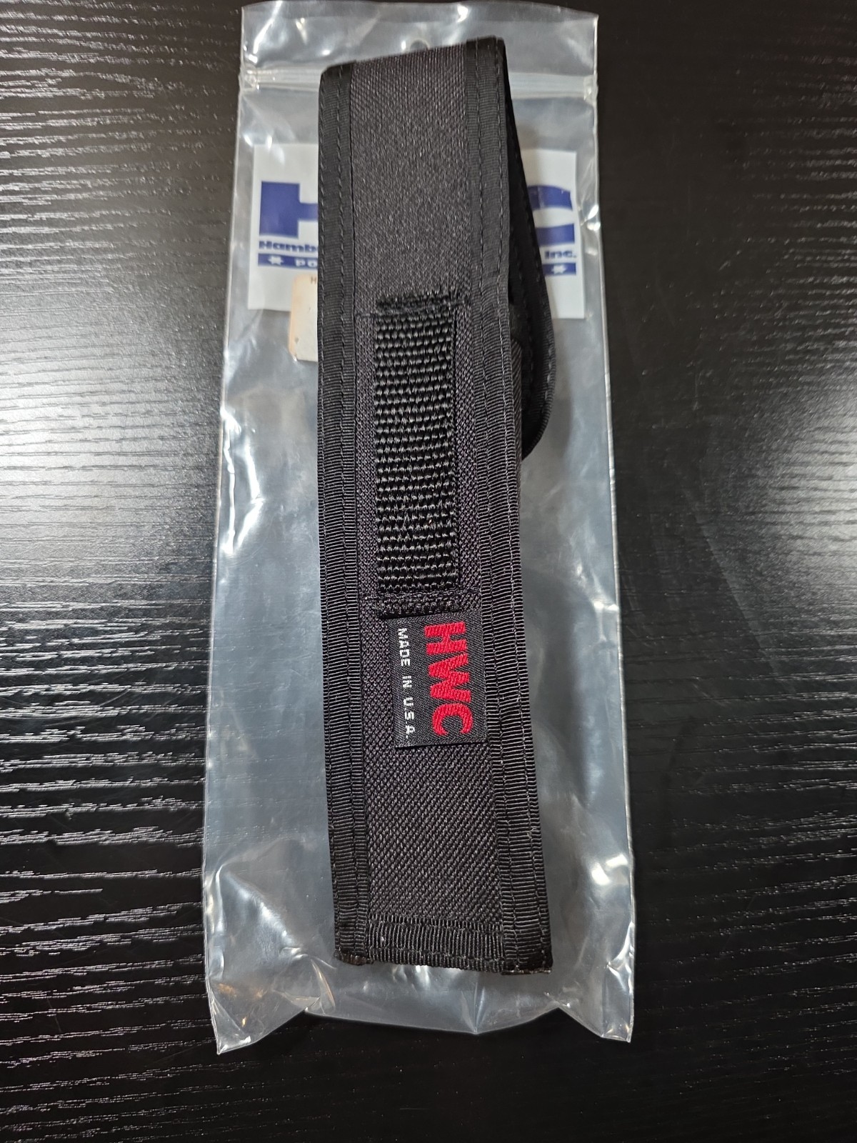 HWC Nylon Flashlight Holder Streamlight Stinger Duty Belt Police Black NEW NOS