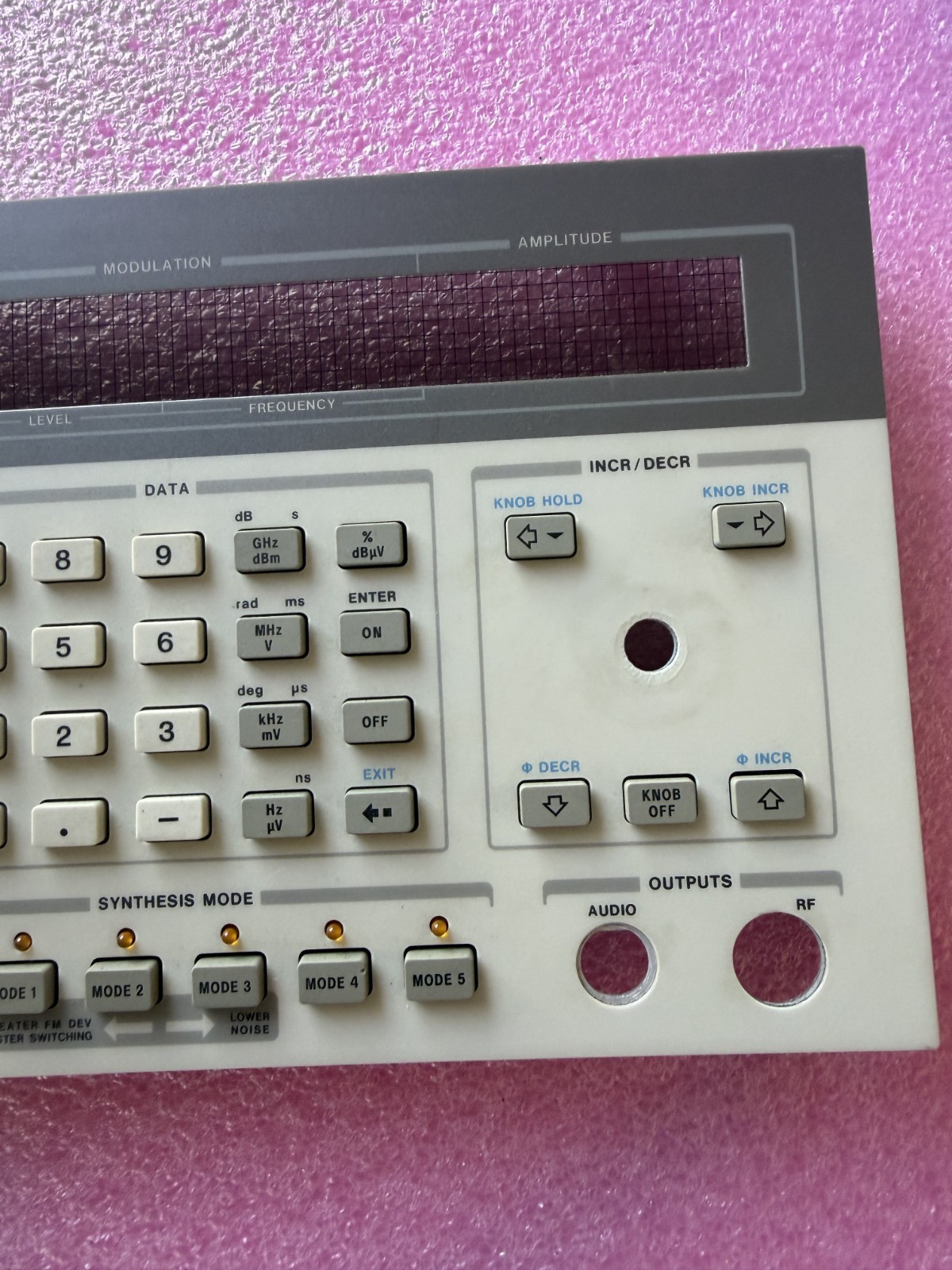 HP 8644B FRONT PANEL ASSEMBLY