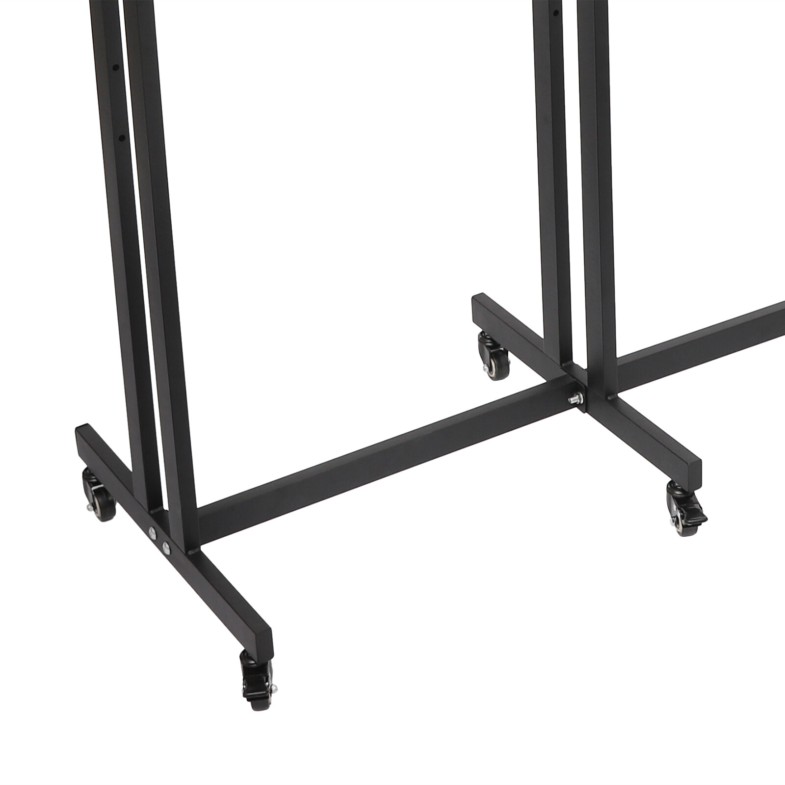 6 Arms Clothing Display Retail Rack Adjustable Floor Standing Metal Garment Rack