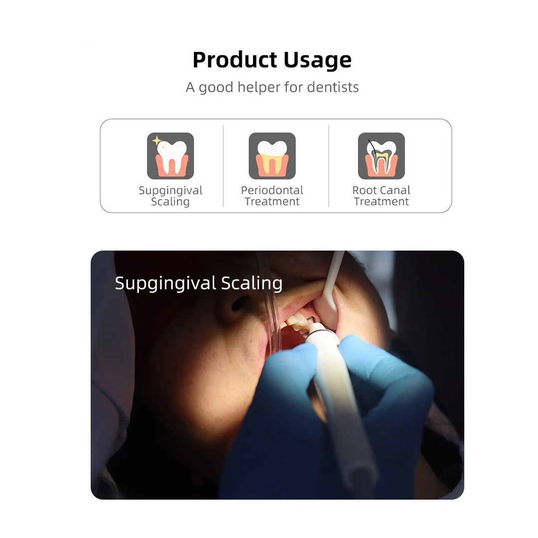 Dental Ultrasonic Piezo Scaler with detachable Handpiece fit EMS Cavitron tips