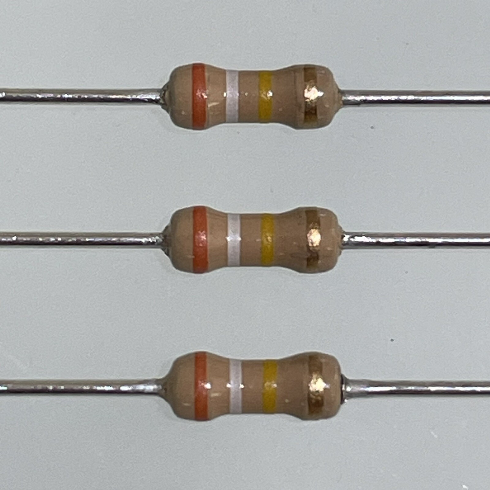 [10x] GCF1/4-390KJA5 WELWYN 390kΩ 1/4W 5% Carbon Film Resistor Axial
