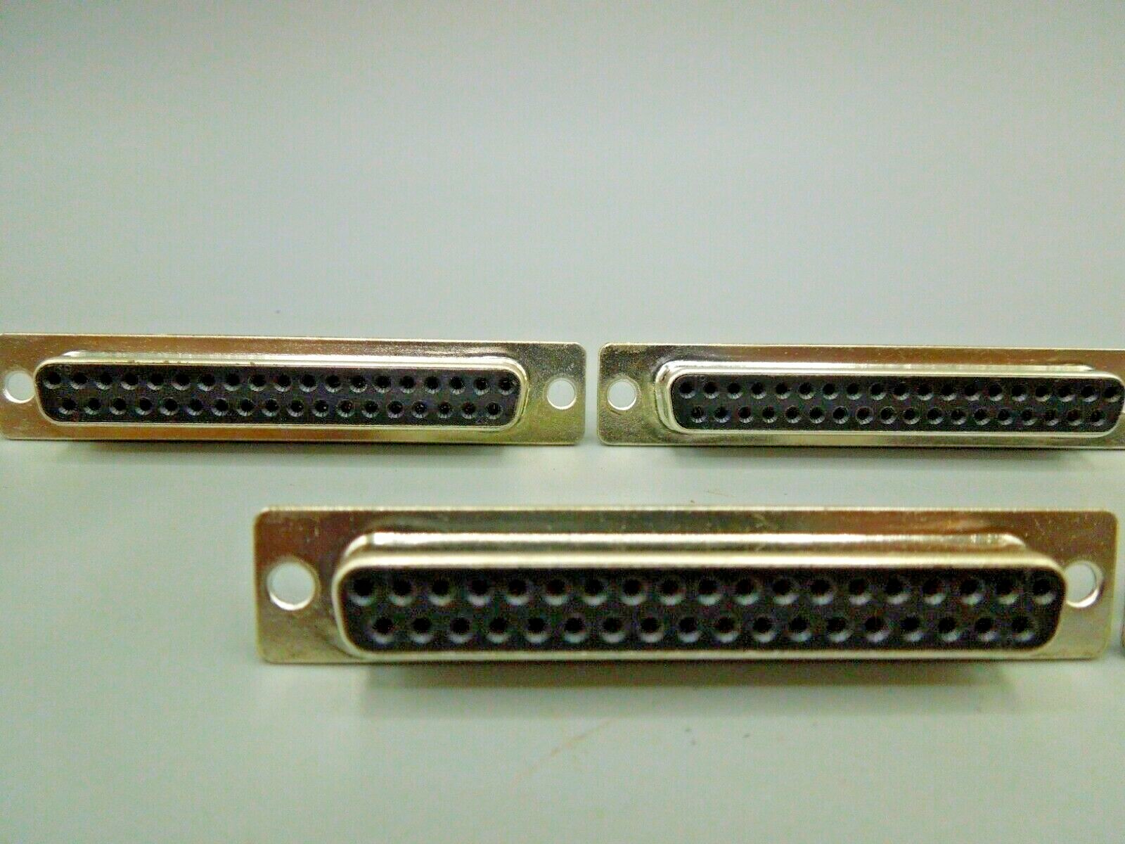 D-SUB DB37 37 Pin Female Solder Cup Connector (QTY 5)