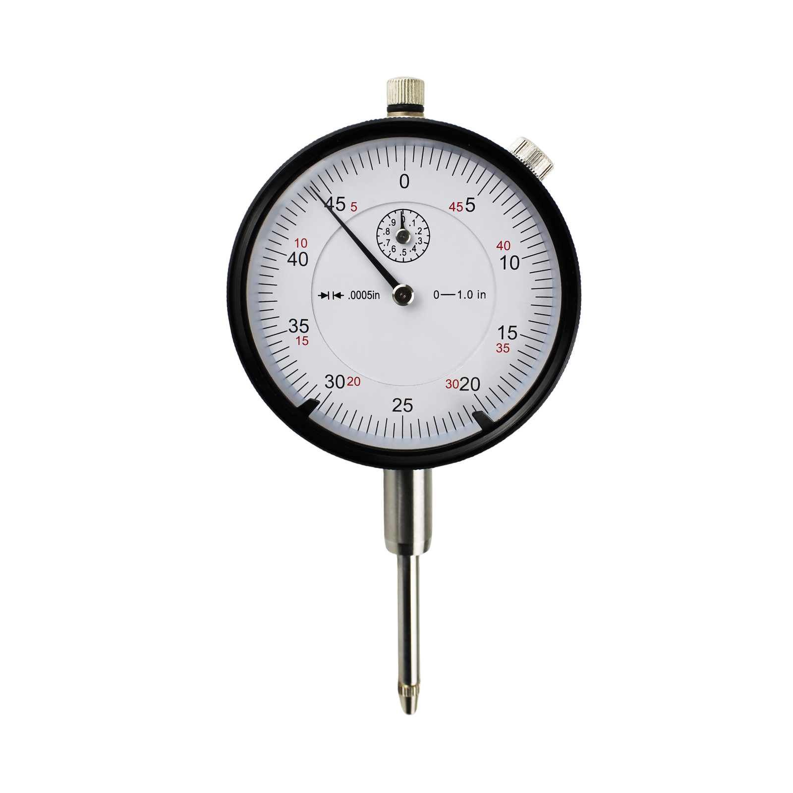 HFS(R) 1″ X 0.0005″ Dial Indicator Lathe Tool High Precision 1/4″ Hole 1 Inch