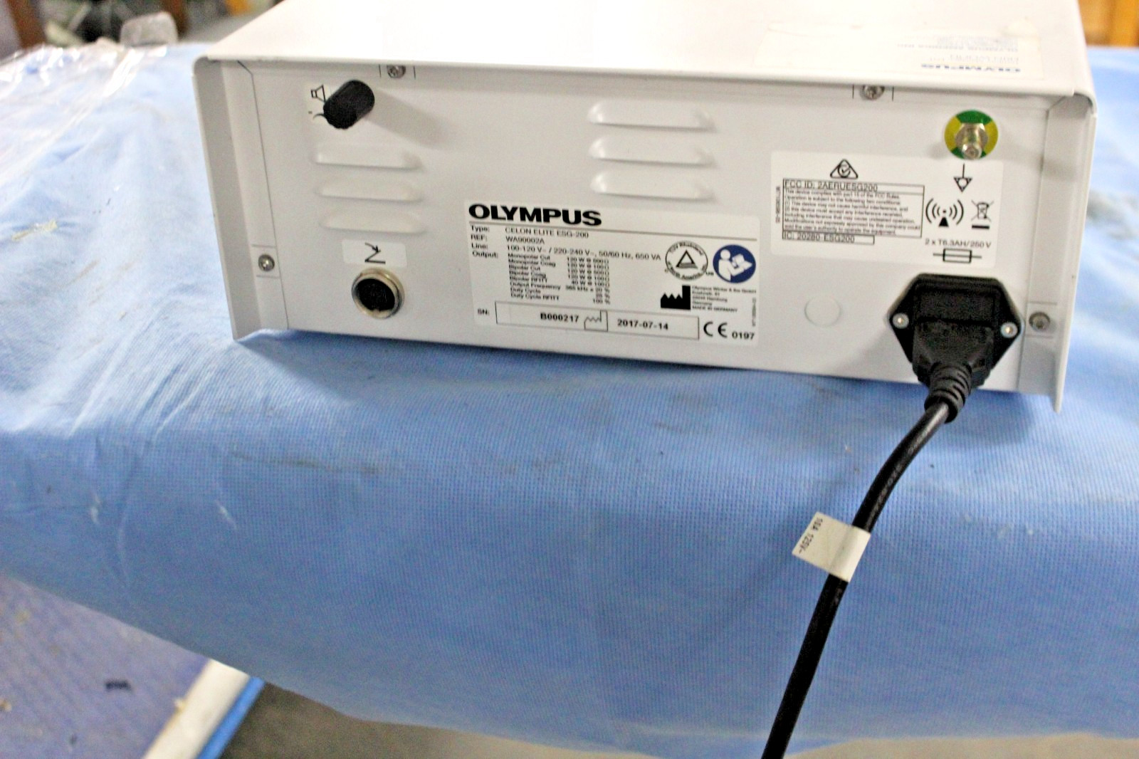 OLYMPUS CELON ELITE ESG-200, REF: WA900002A W/ FOOTSWICHT SYSTEM