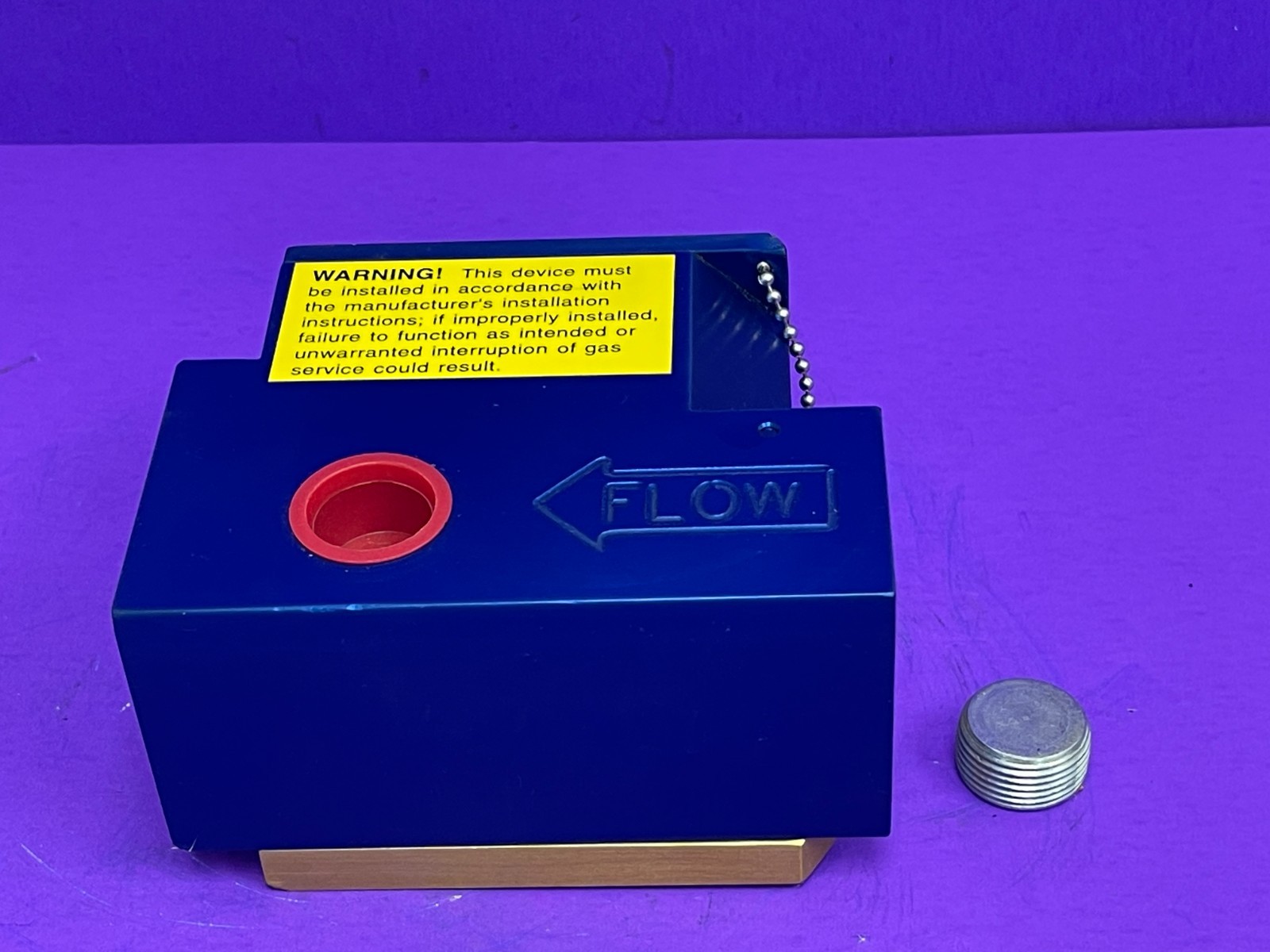 Seismic Safety Products Inc Earthquake Sensitive Gas Shut Off Valve Model G075BA