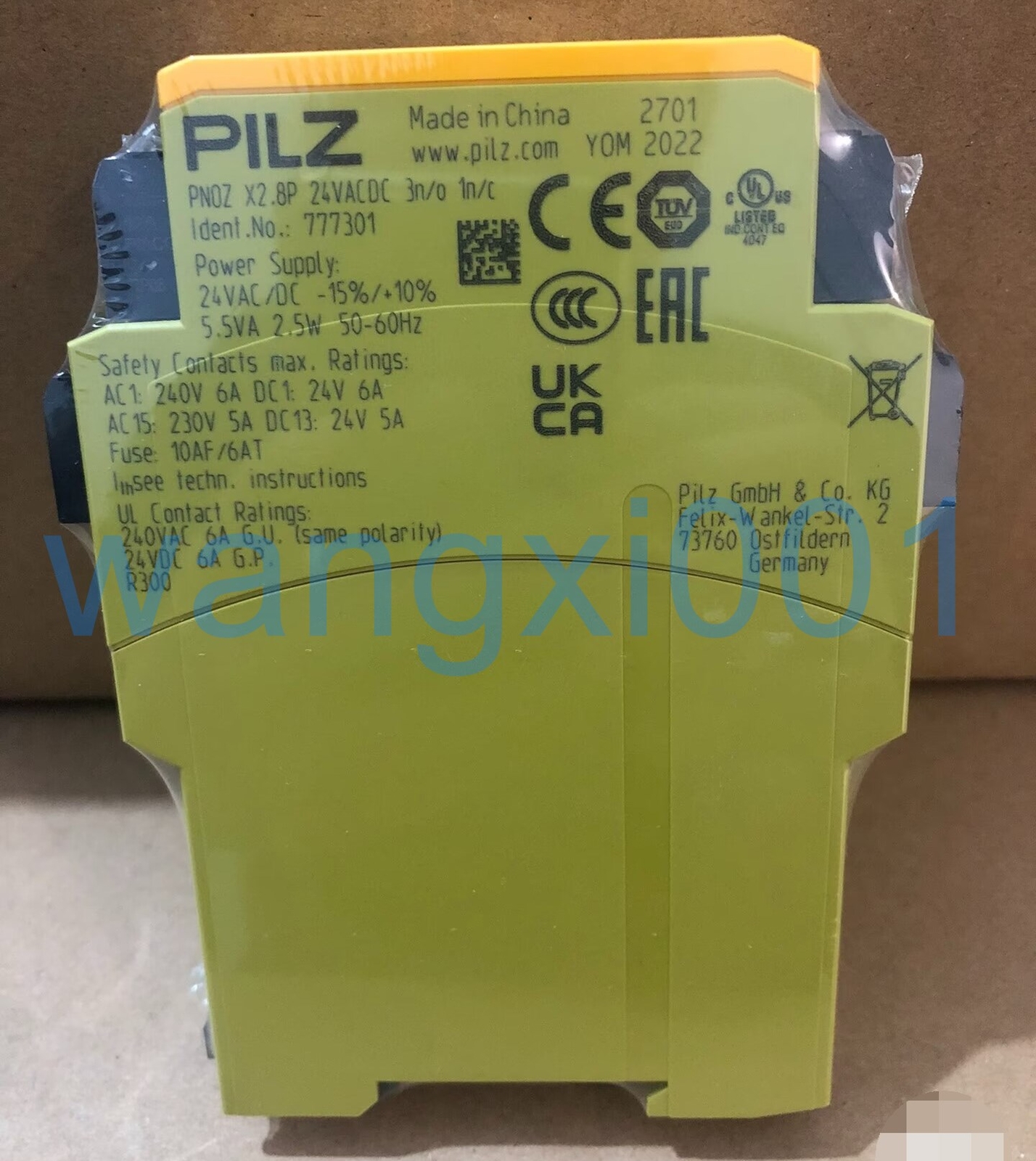 1PCS NEW PILZ Safety relay PNOZ X2.8P 777301