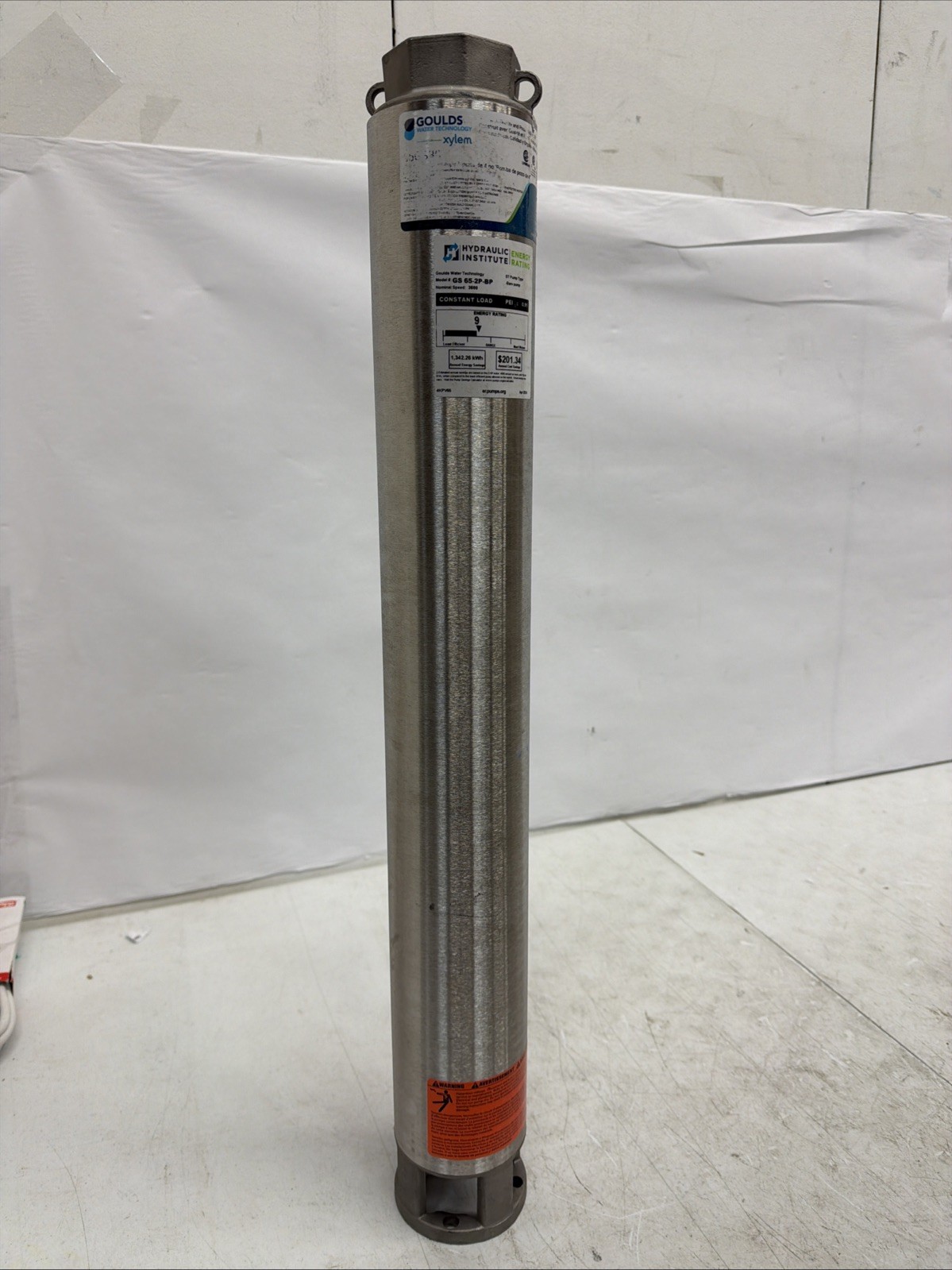 Goulds 65GS20 4″ High Capacity Water Well Pump End Only 65GPM