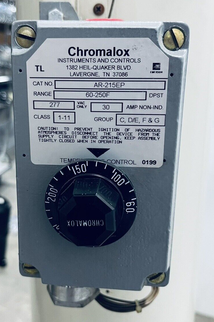 UNUSED CHROMALOX NWH-64015E3 CIRCULATION HEATER 480-V 2&3-PH 40KW NWH-SERIES