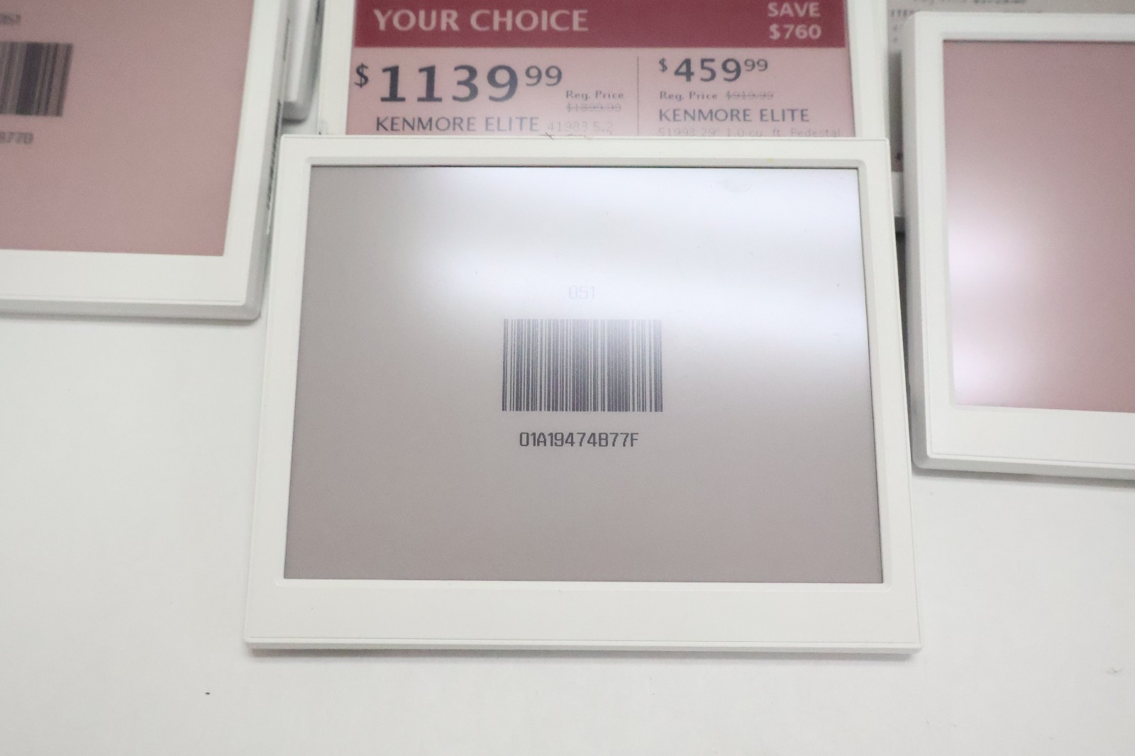 Lot of 13 SoluM TG-QR6000N Electronic Shelf Label Digital Price Tag – Untested
