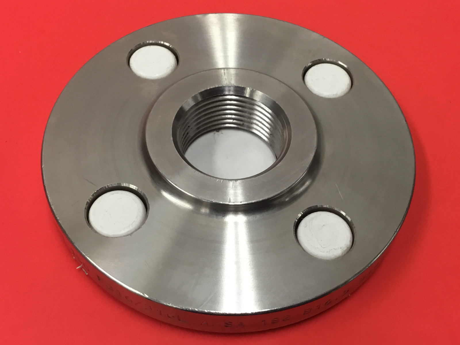 HF – 1″ NPT – 150 Lb, 4 Bolt Flange, Type 316 – Stainless Steel – NEW