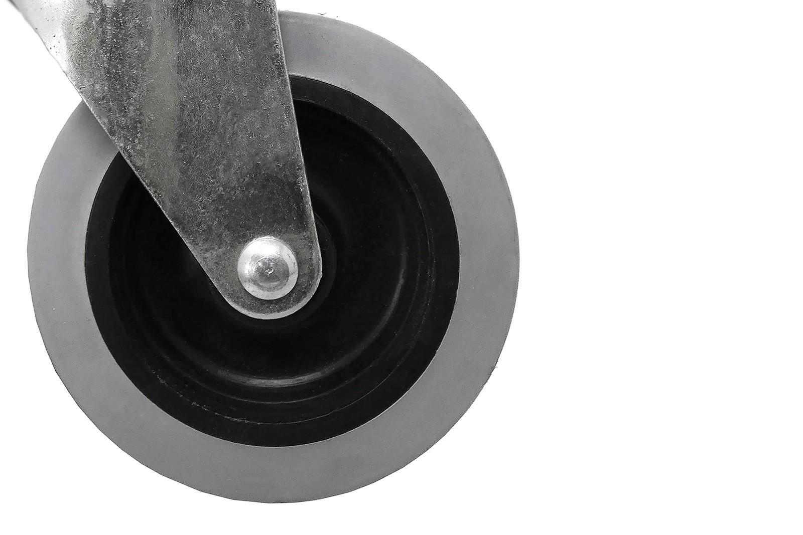 Shepherd Hardware 9807 3-Inch Swivel Stem Caster, Rubber Wheel, 3-Inch, Grey