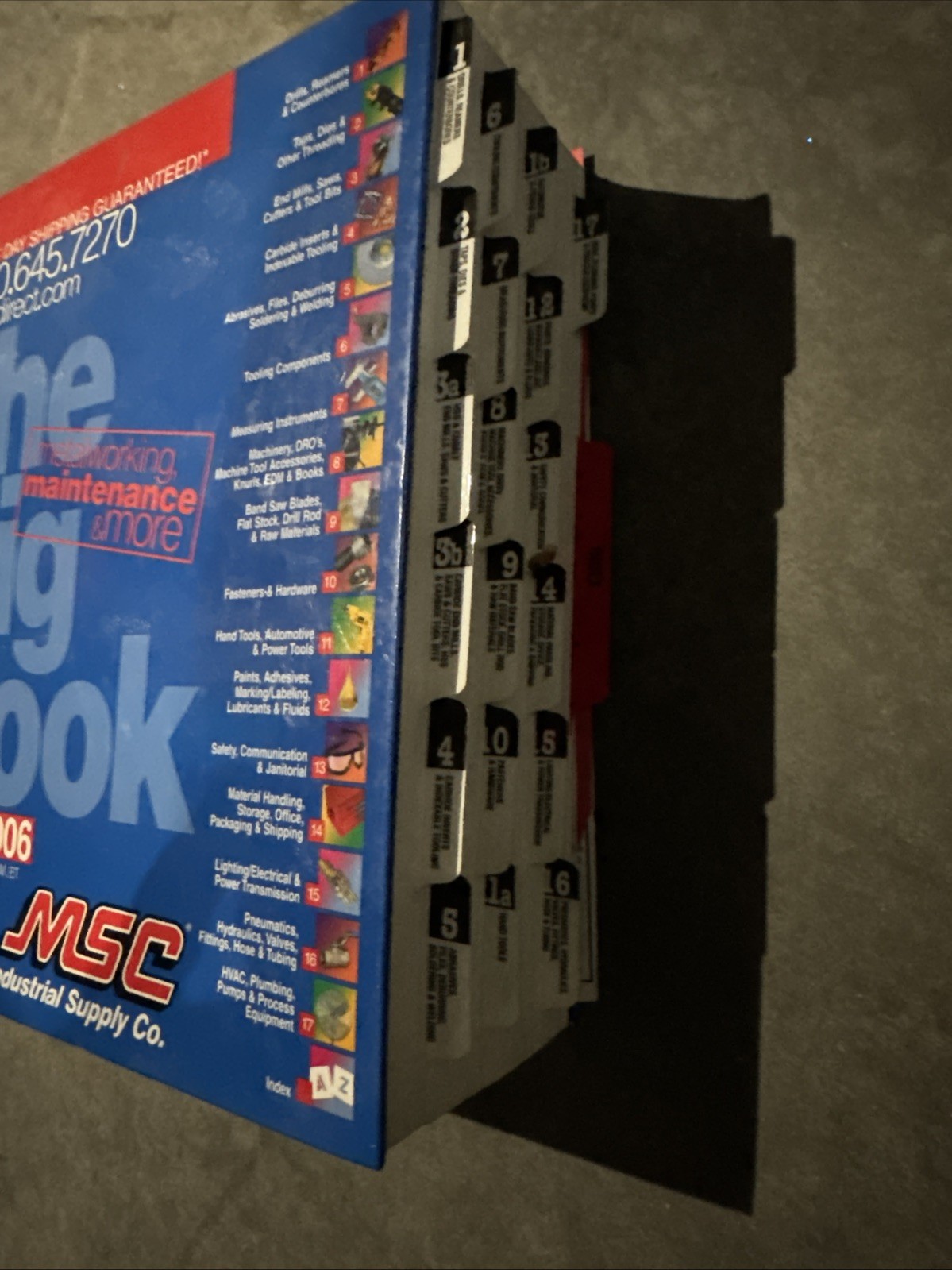 GUC Big Book MSC Industrial Supply Tools POWER 2005/2006 METALWORK MAINTENANCE +