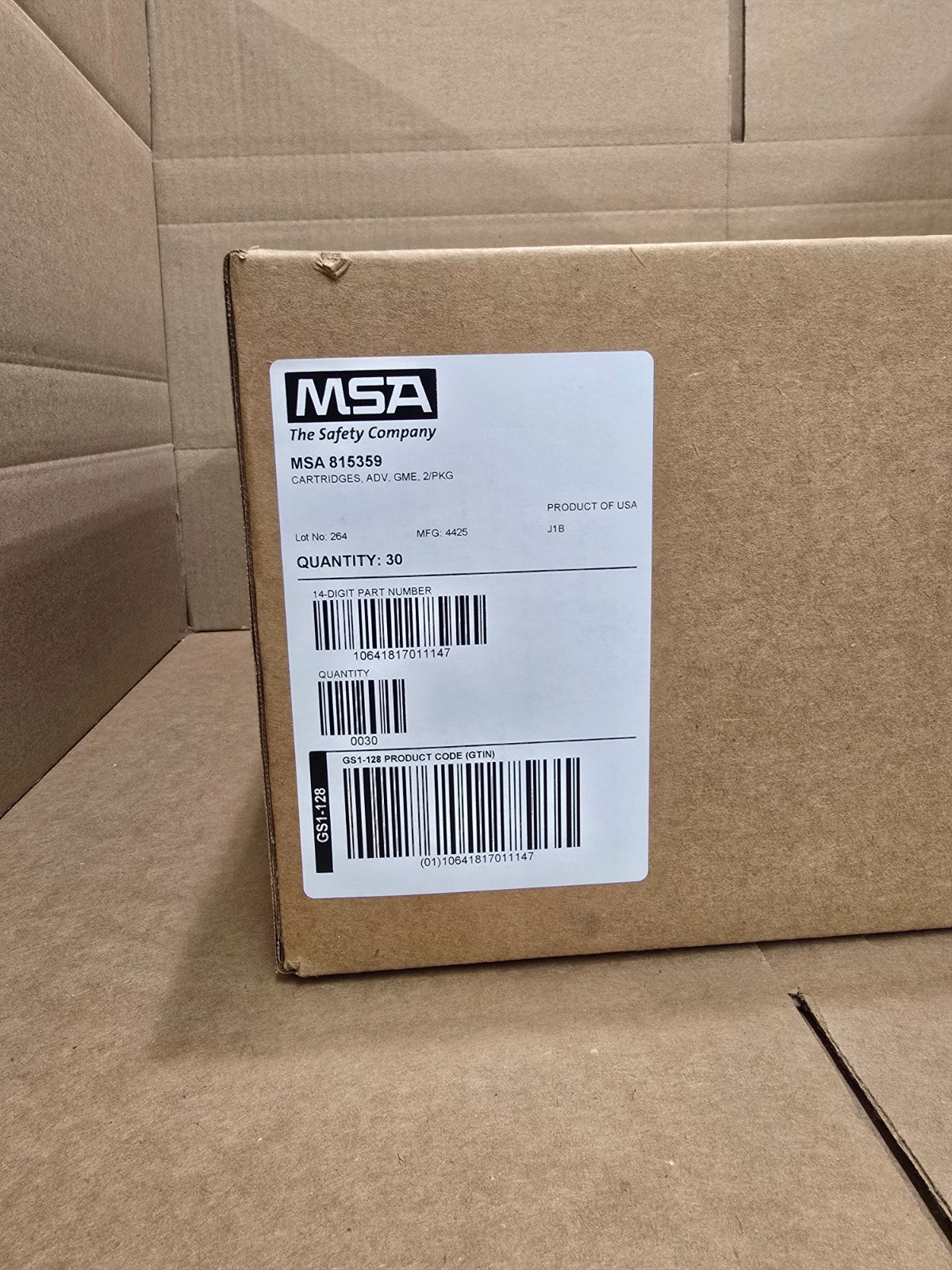 1 Pack of 2 Advantage GME Respirator Cartridges, MSA 815359