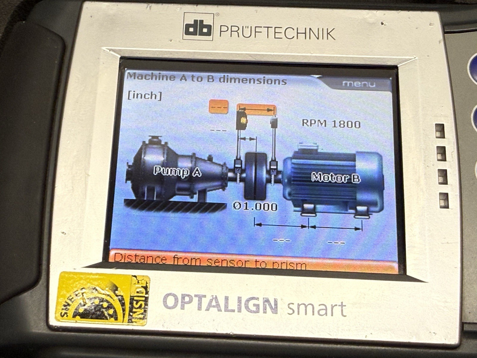 Pruftechnik Optalign Smart Laser Shaft Alignment Tool ALI 12.200
