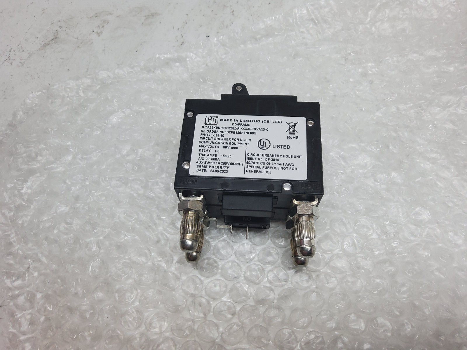 CBI 470-318-10 125A Circuit Breaker