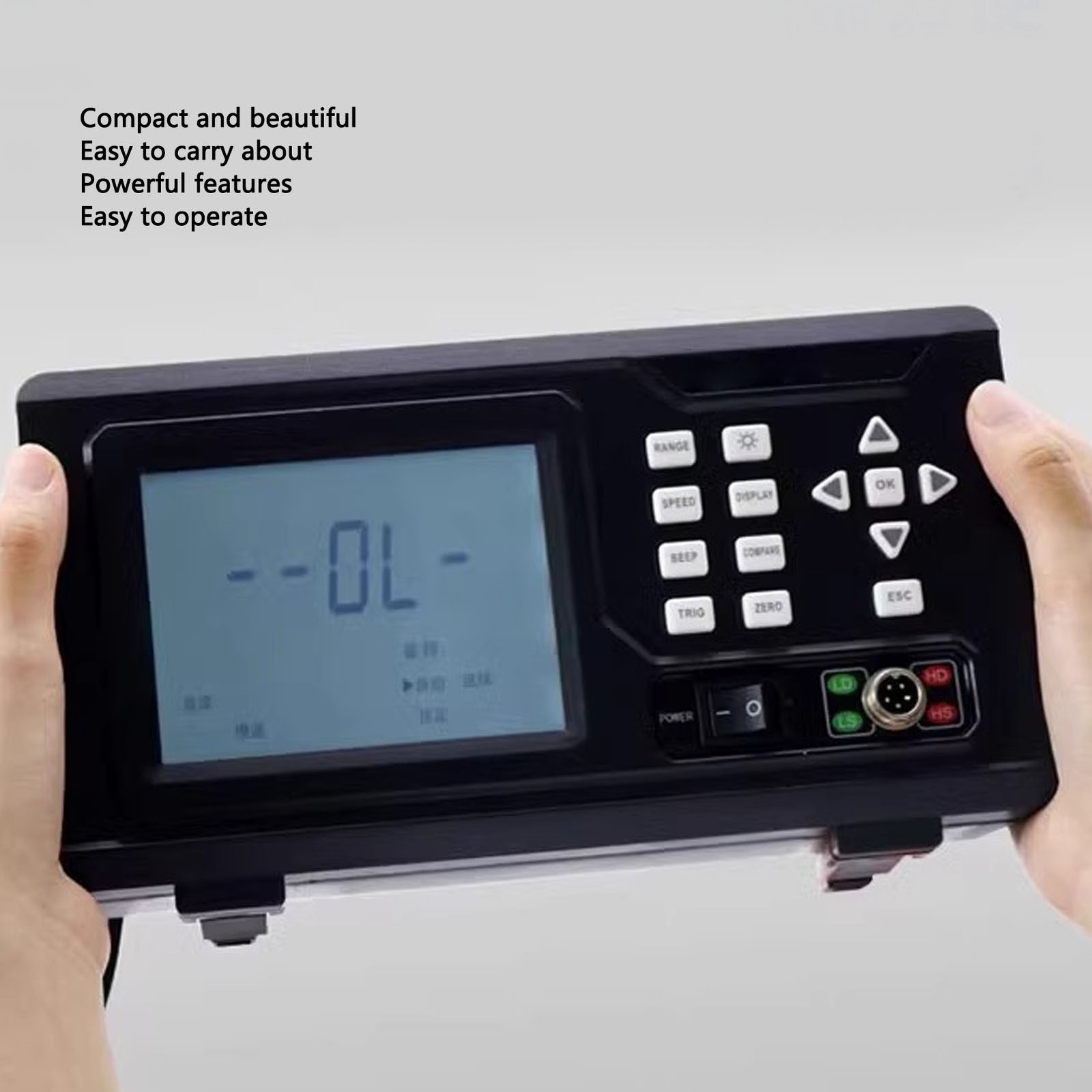 Resistance Tester 10uΩ To 2MΩ LCD Display Portable Low Resistance Milliohm
