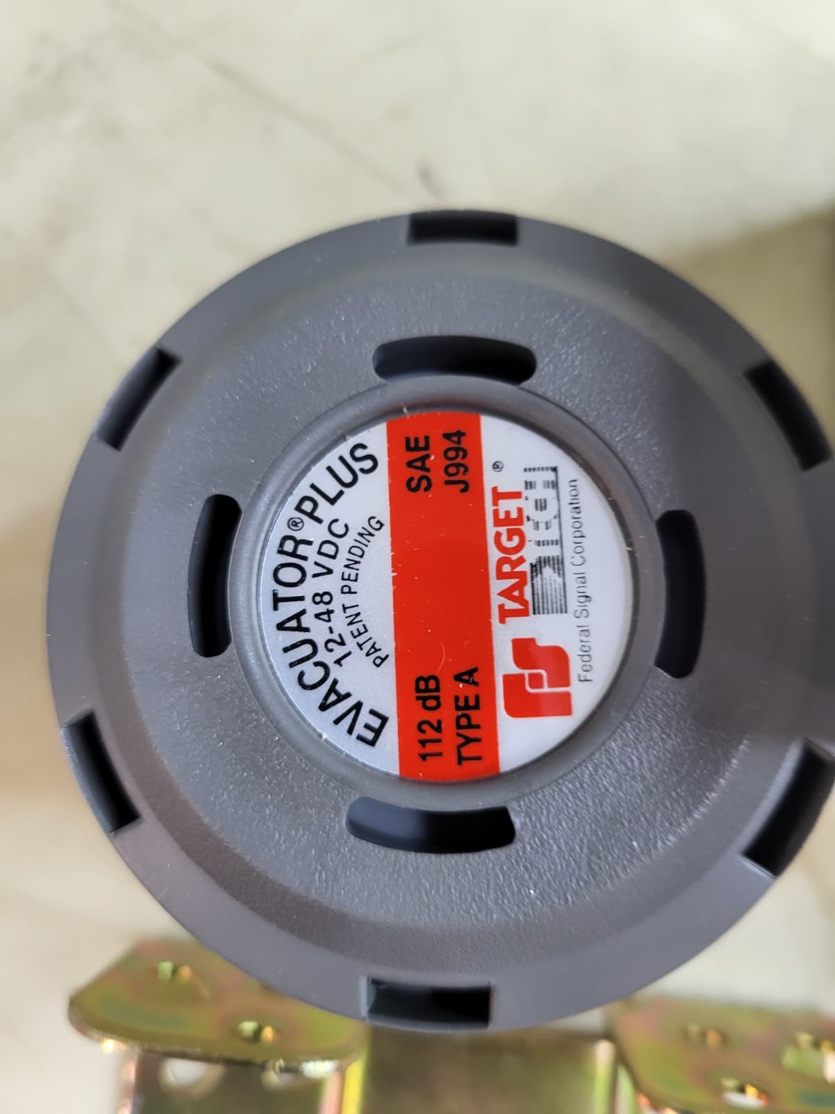 FEDERAL SIGNAL ALARM EVACUATOR 210335 + 112dB 12-48VD