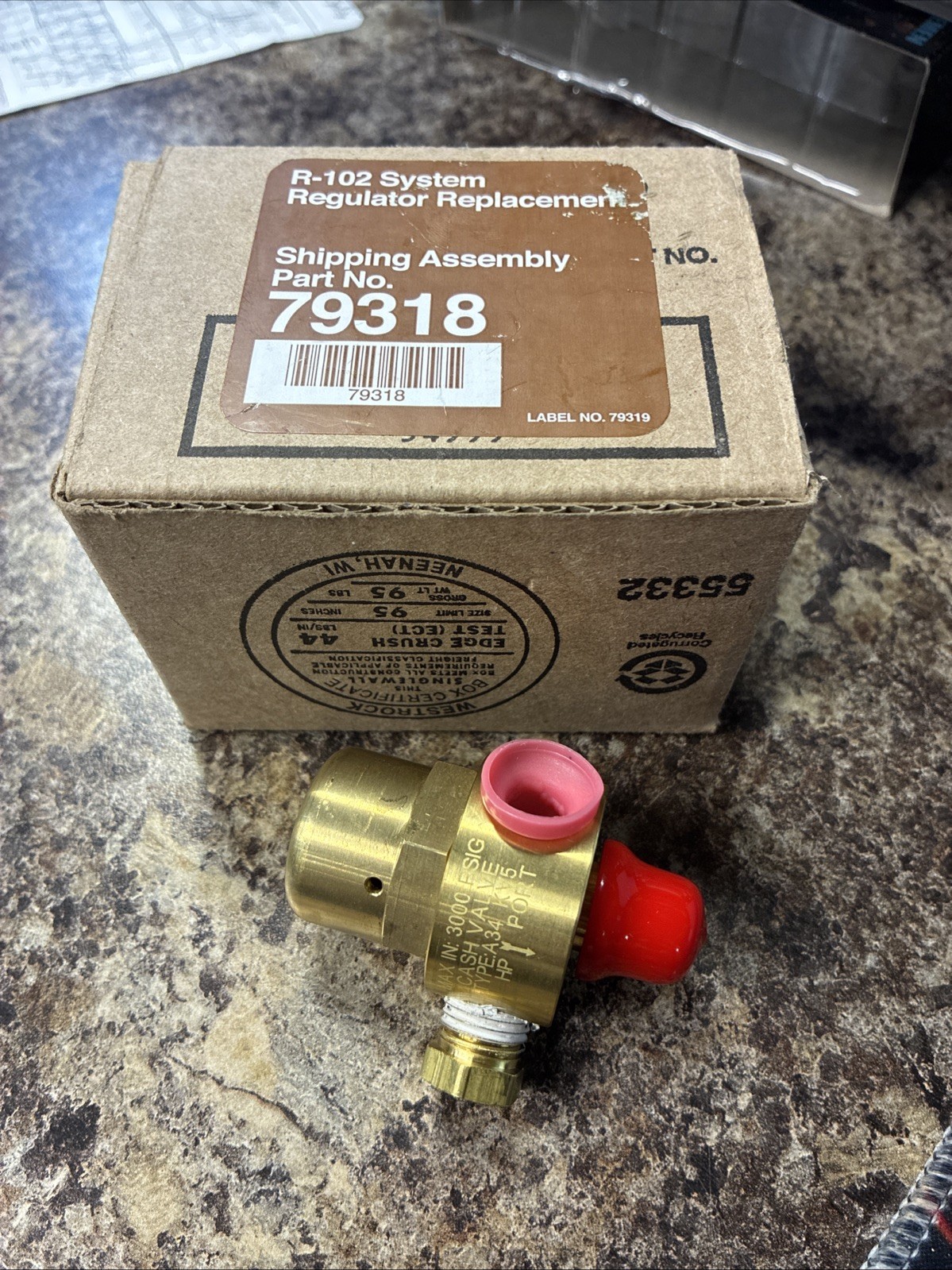 Ansul R-102 system replacement regulator PN 79318 Free Shipping