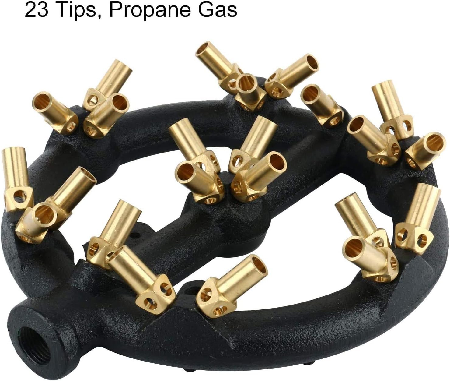 Chinese Wok Range 23/32 Tips Jet Burner, Copper Tips Cast Iron Body Propane Gas