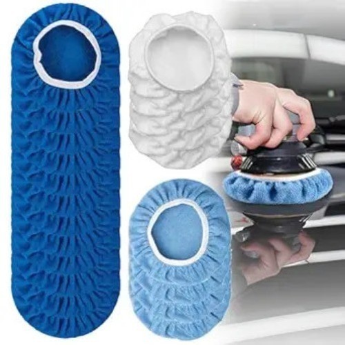 20-Pack 5-6 Inch Microfiber Car Polishing Pads, Premium Car Buffing Bonnets for