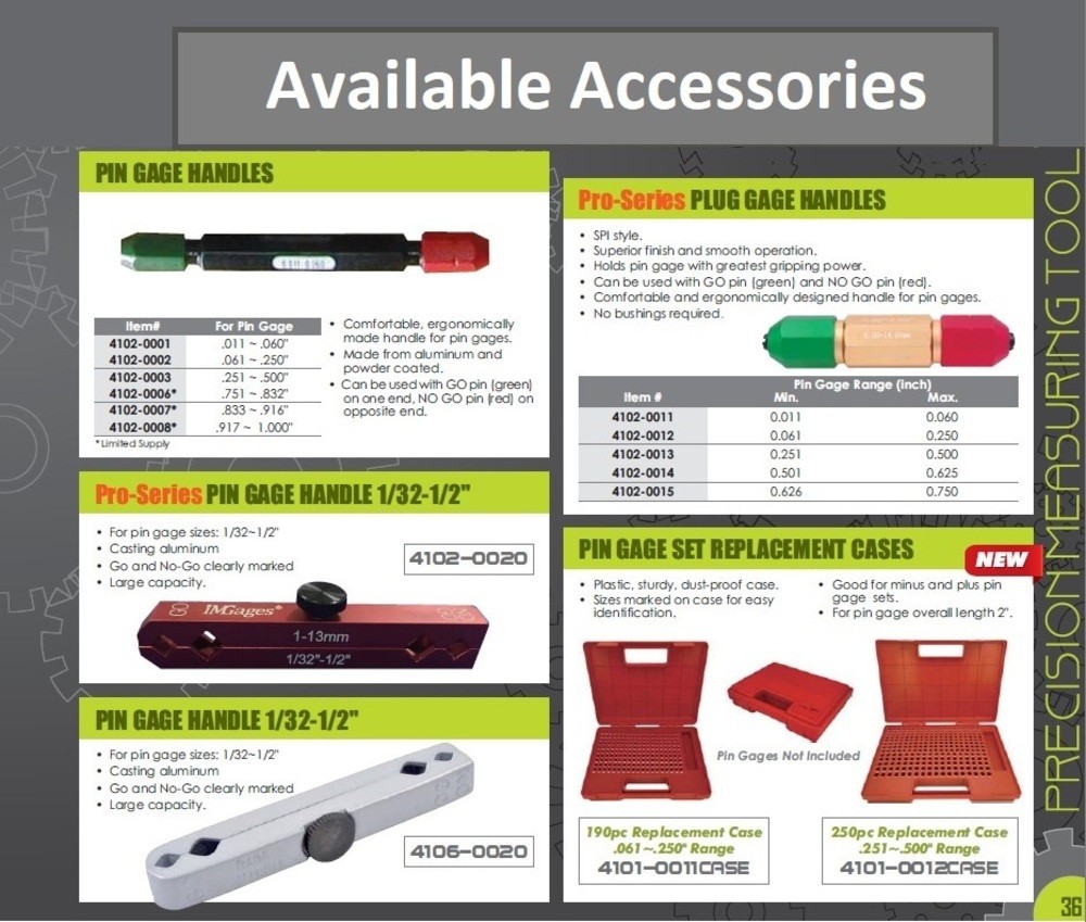 0.164″ REPLACEMENT PIN GAGE P-1 -0.0002 TOLERANCE (4103-0164)