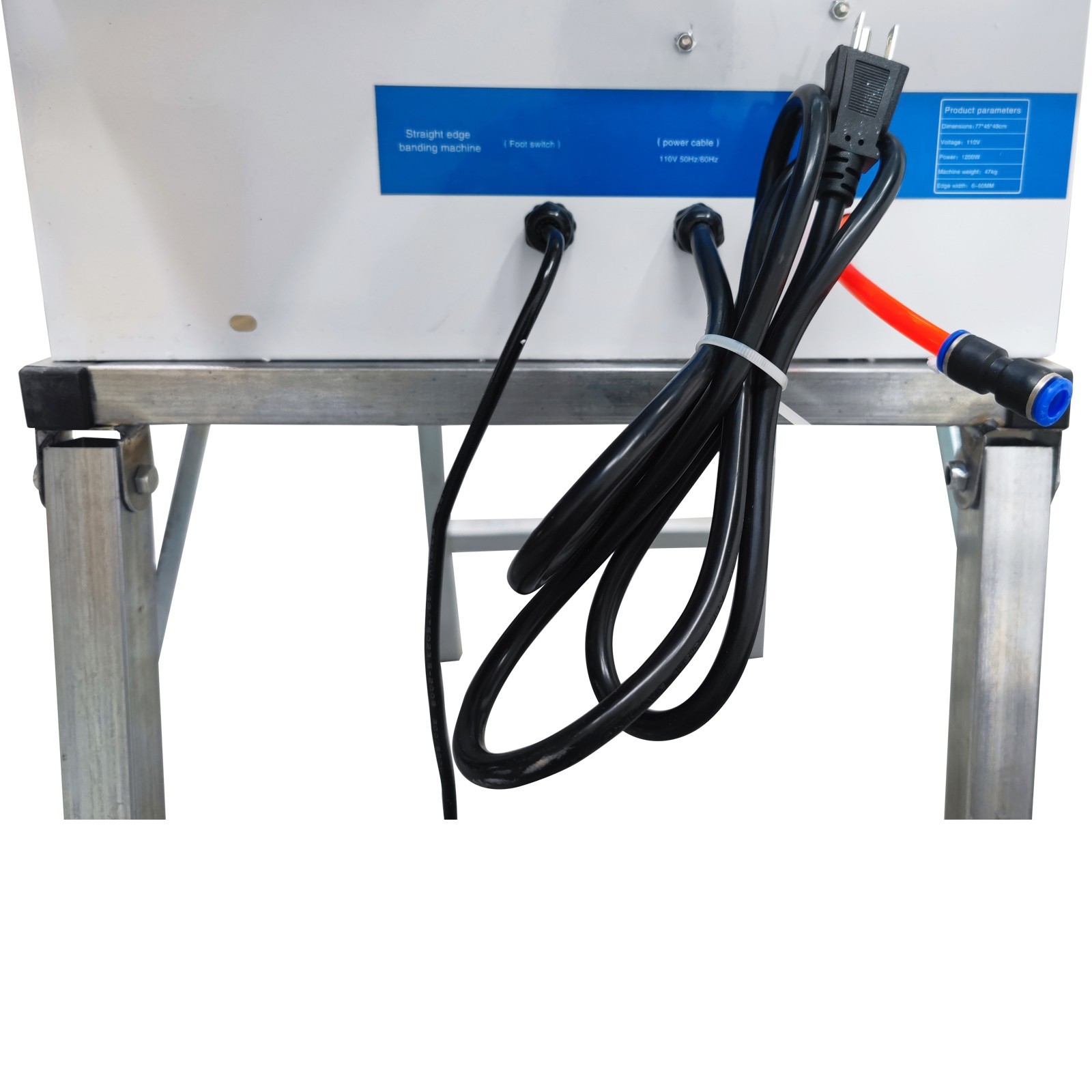 110V Automatic Woodworking Curved and Straight Edge Banding Machine 1200W/1.6HP