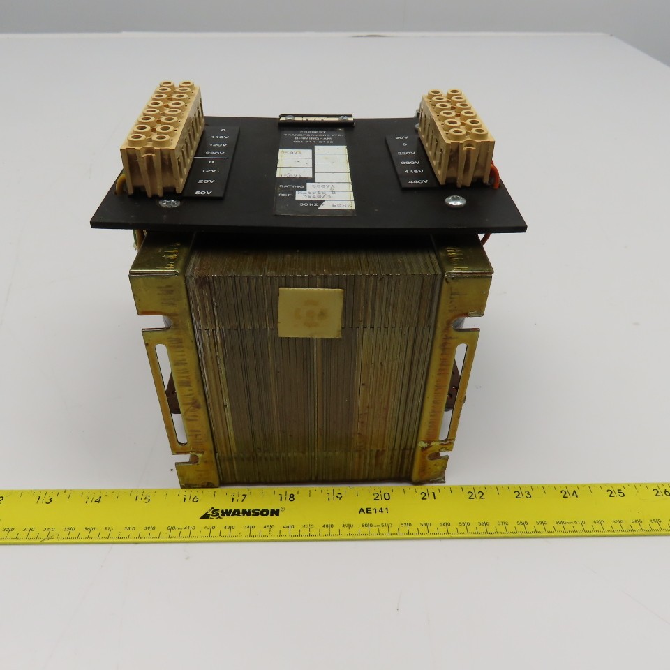 Forrest 220-440V 50/60Hz Pri Transformer 750/150VA 12-50V/110-220V Output