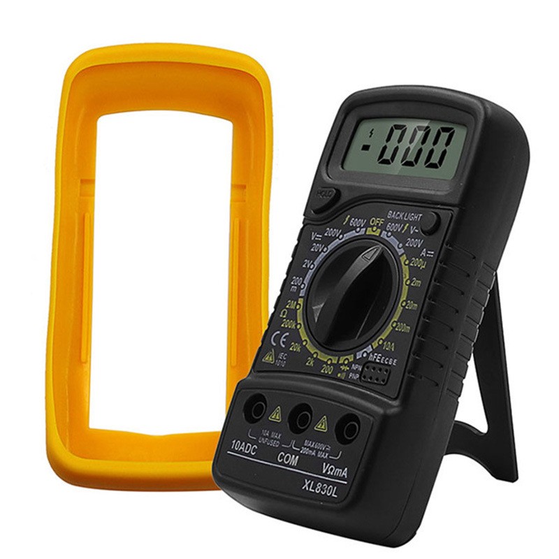 Digital Multimeter AC DC Voltmeter Ammeter Ohmmeter Volt Tester Meter 9V Power