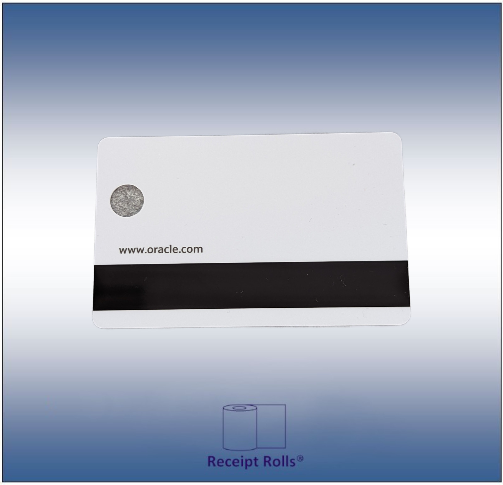 25 Genuine White Micros Oracle Magnetic Stripe Employee Swipe ID Cards
