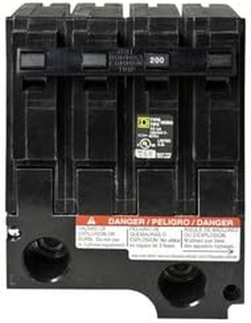 Homeline Plug-On Circuit Breaker HOM2200BB Branch 200 AMP UL Approved