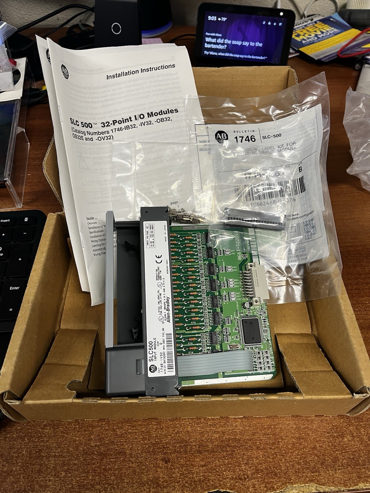 Allen-Bradley 1746-IV32 Series D SLC500 Input Module New Open Item