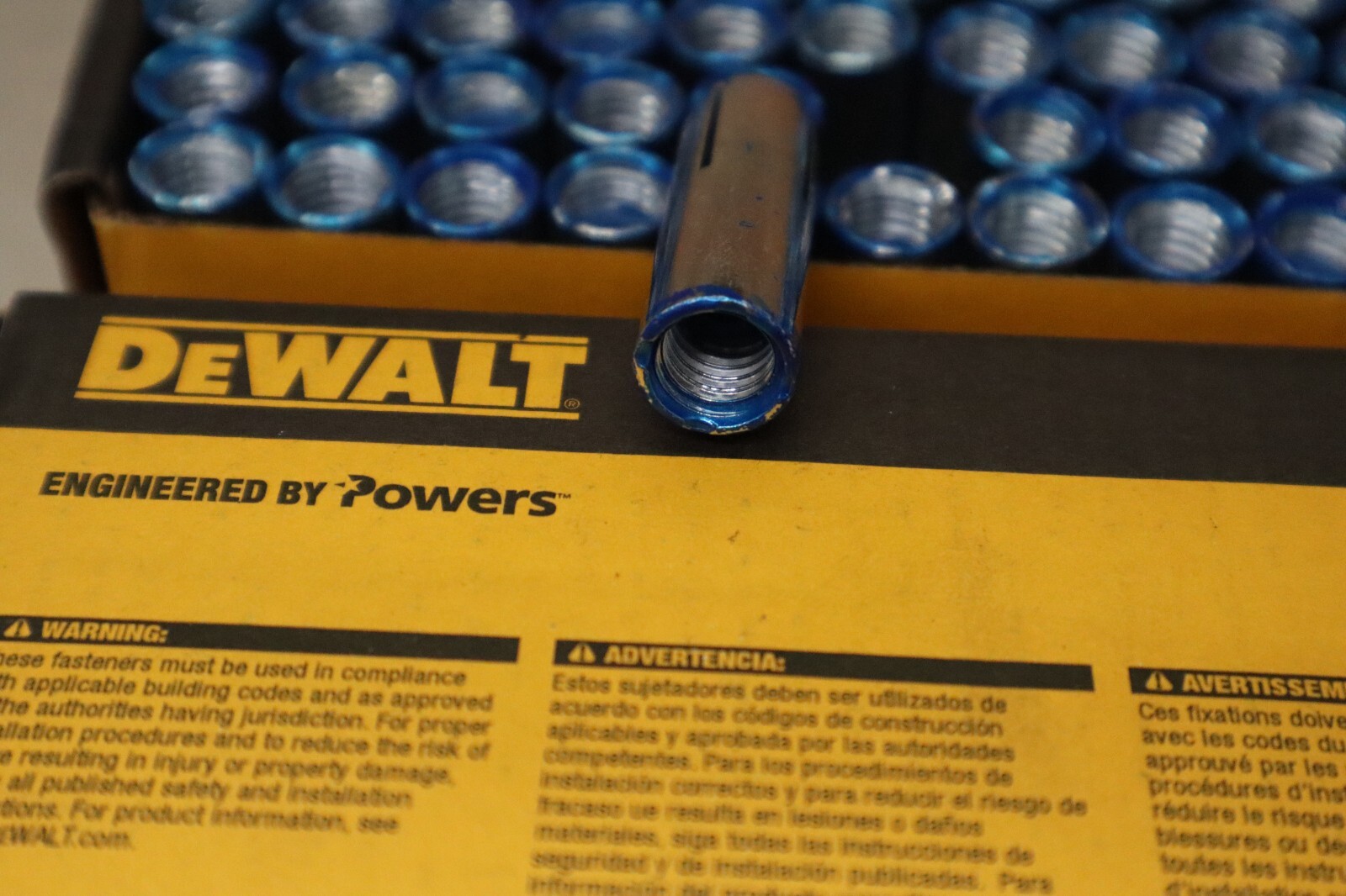 (2) DeWalt 6306SD Smart Drop-In Anchor, 3/8″- PK 50ct