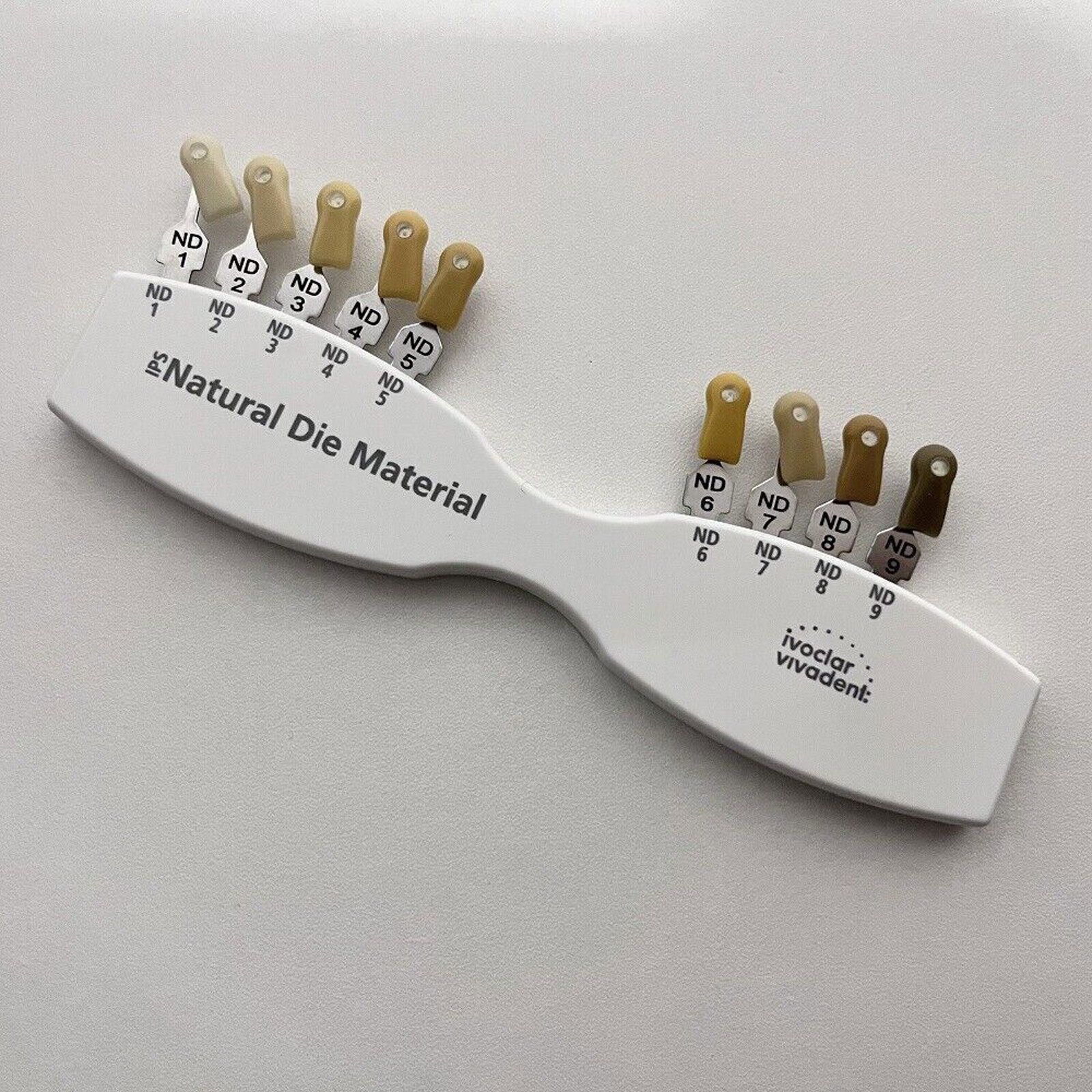 Ivoclar Vivadent Dental Shade Guide A-D 20 IPS or Natural Die ND1-9 Bleach Teeth