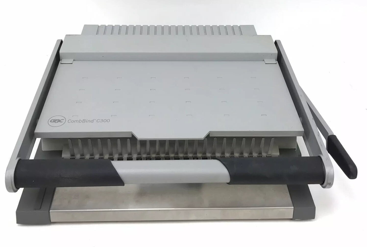 GBC Combbind C300 Binding Machine Used *Missing Bottom Tray*