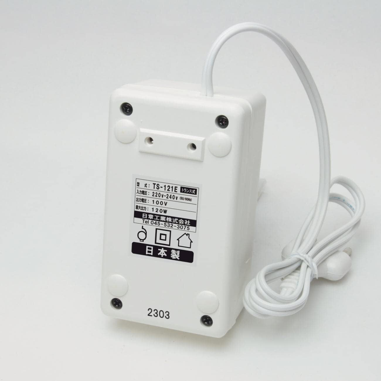 NISSYO INDUSTRY TS-121E Transformer AC220V-AC240V 50/60Hz to AC100V 120W