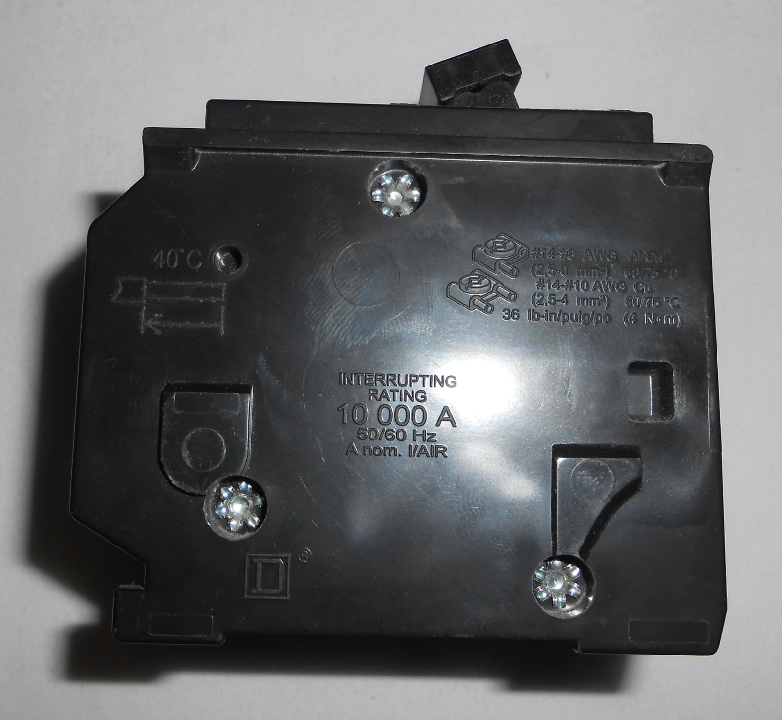 New HOM225 Square D 2-Pole 25 Amp Circuit Breaker Type HOM 120/240V DP-4075