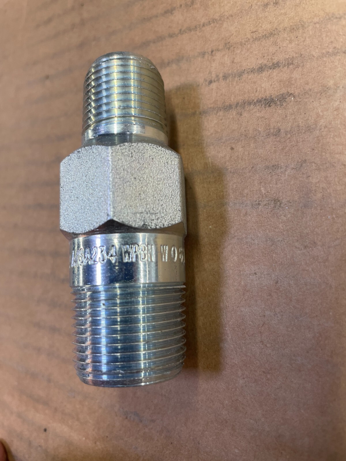 SWAGE NIPPLE 3/4″ x 1/2″ Schedule 80 Concentric Thread Both End A234 WPBN SP95