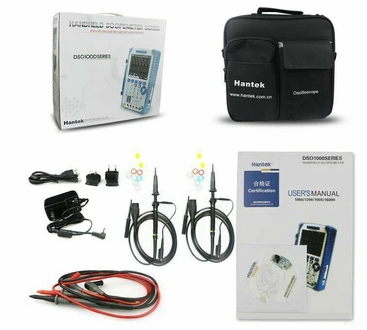 DSO8060 Handheld Oscilloscope 60MHz Frequency Meter Spectrum Analyzer Multimeter