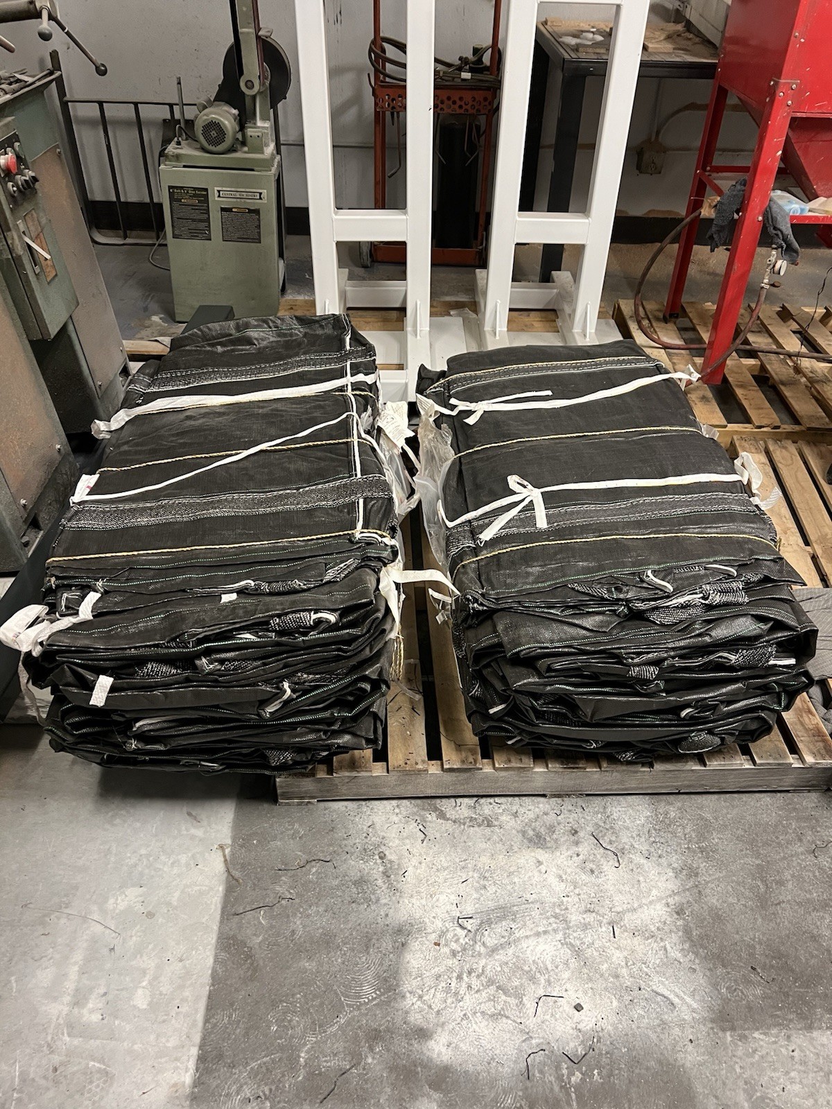 New 3000 lb Cap Duffel & Spout 35x35x40″ FIBC Tote Bulk Bag Super Sack 50 Ct.