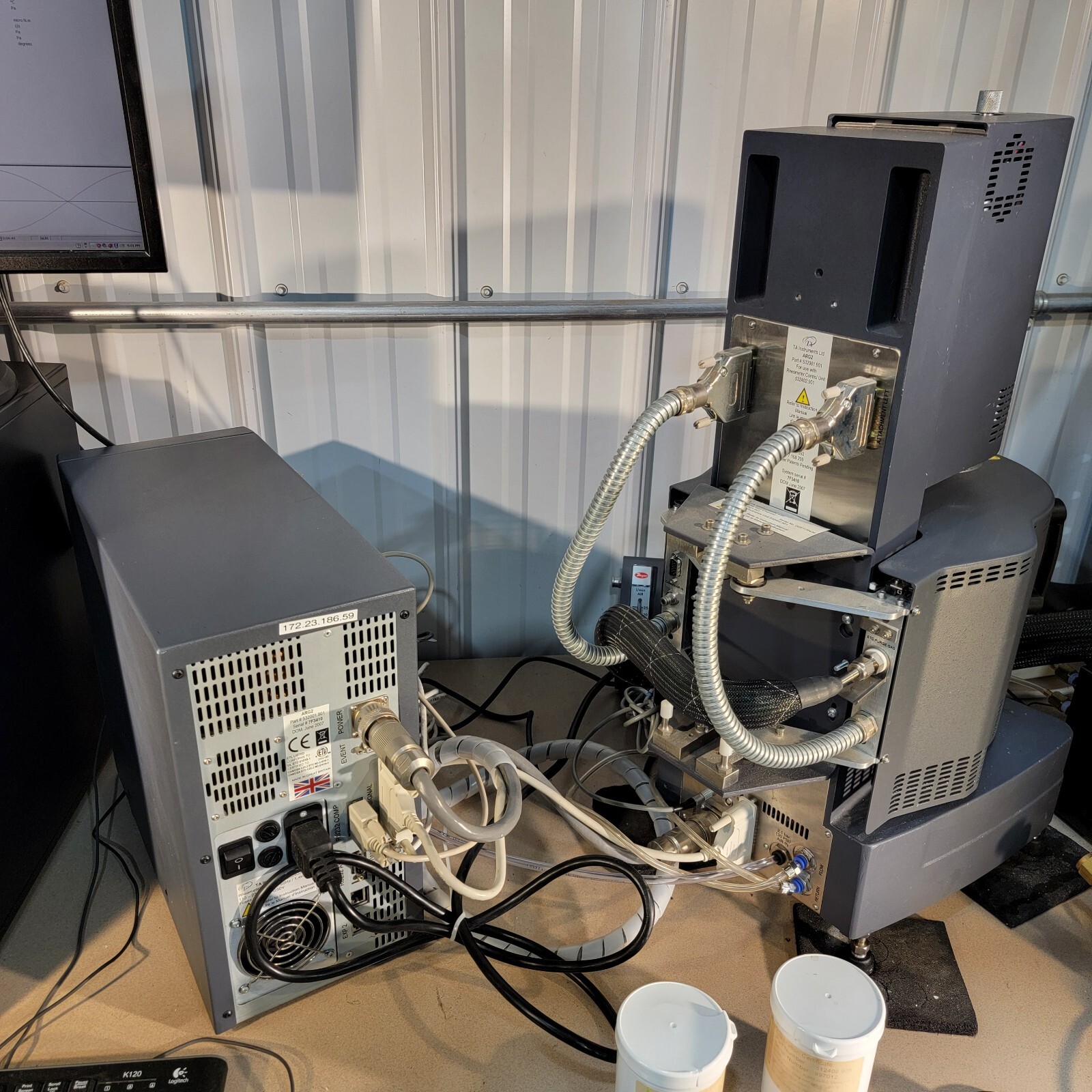 TA AR-G2 Rheometer w/ Controller, Computer, Software, Heat Ex, LN2 Hose and More