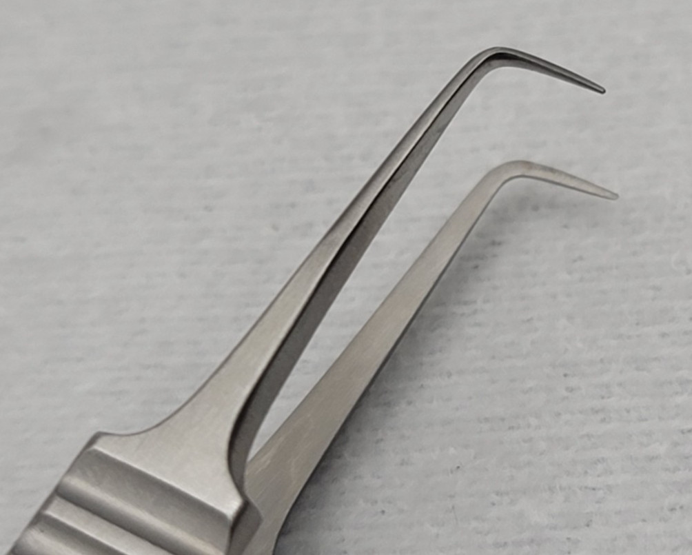 ASSI Micro Forceps JFA-5C 11cm Length 90° Tip