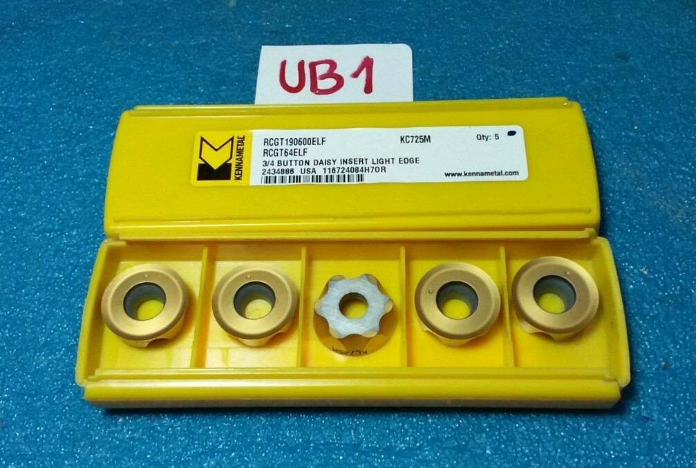 KENNAMETAL RCGT190600ELF RCGT64ELF KC725M CARBIDE INSERTS 5 PCS