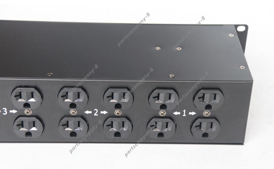 20A US Edison L21-30 Twistlock 3 Phase Power In&Output Distro