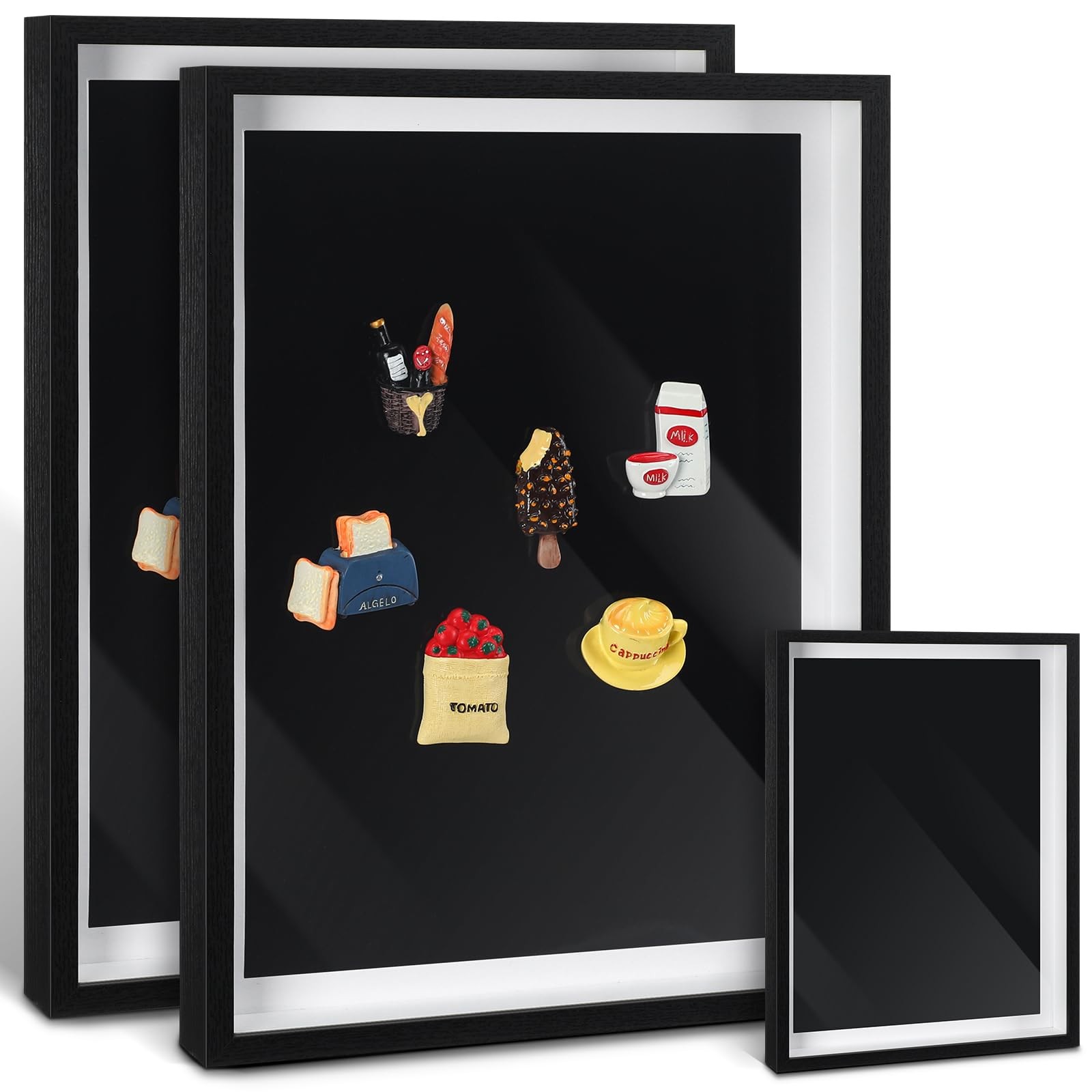 Vicenpal 2 Pcs Large Magnetic Board 16 X 12 Magnet Display Board Removable