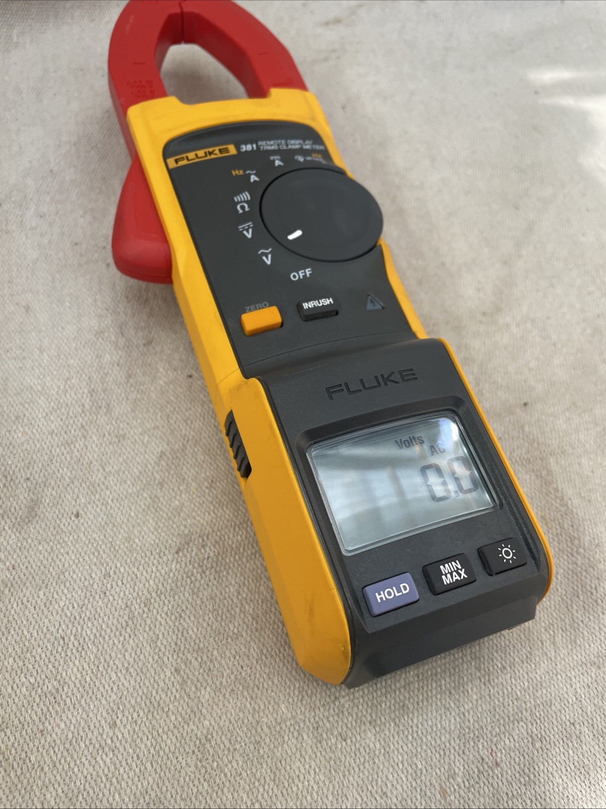 Fluke 381 Remote Display True RMS Clamp Meter Auto-Ranging Backlight 1000V 1000A