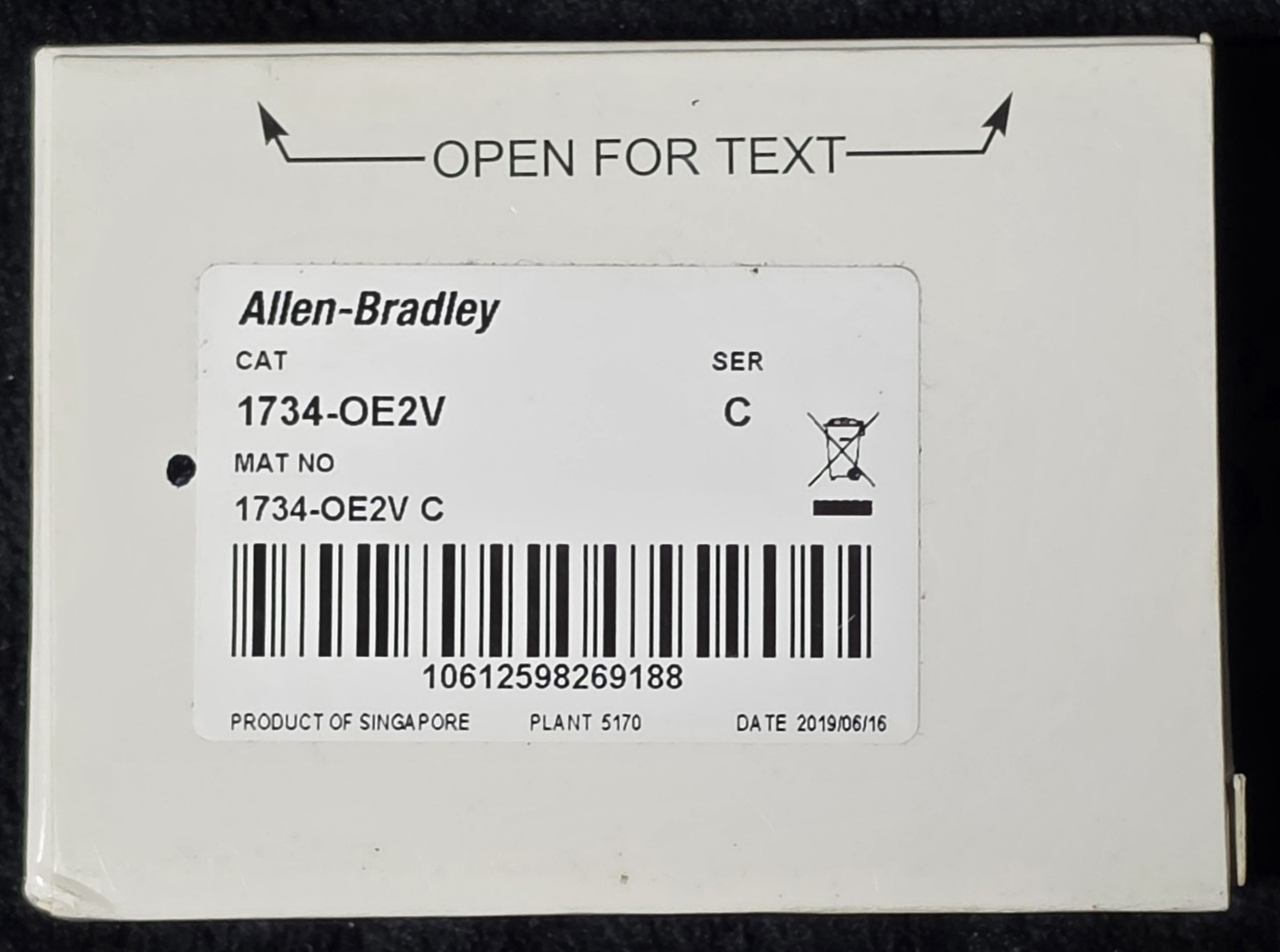 ALLEN-BRADLEY 1734-OE2V Point I/O 2-Point Analog Voltage Output Module