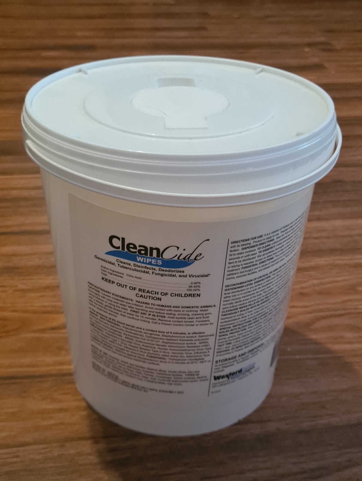 Wexford CleanCide Germicidal Disinfectant 400 Wet Wipes 7.1″x7.1″ 3130B-400