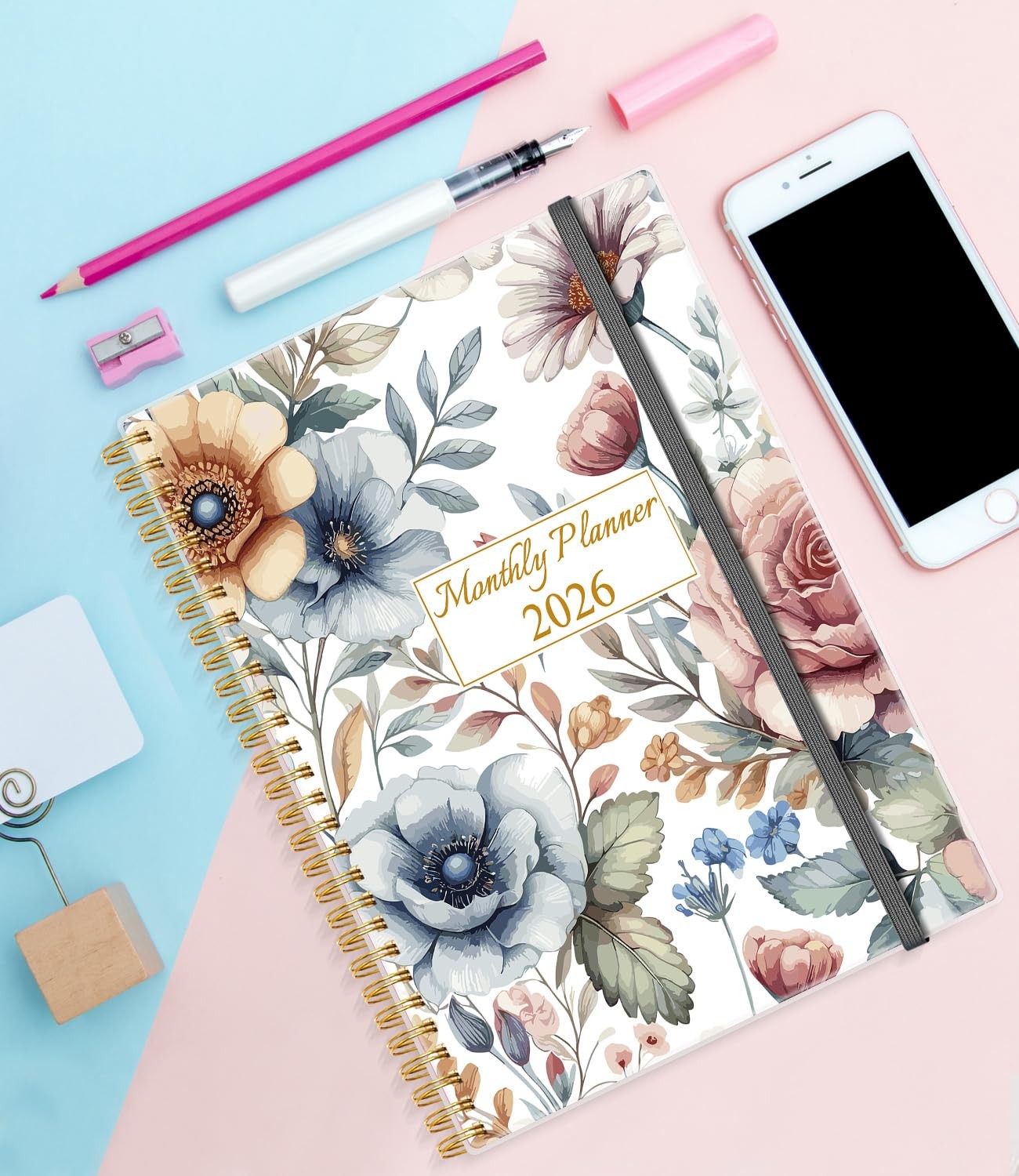 Monthly Planner 2026 – Monthly Calendar from January 2026 to December 2026, 2…