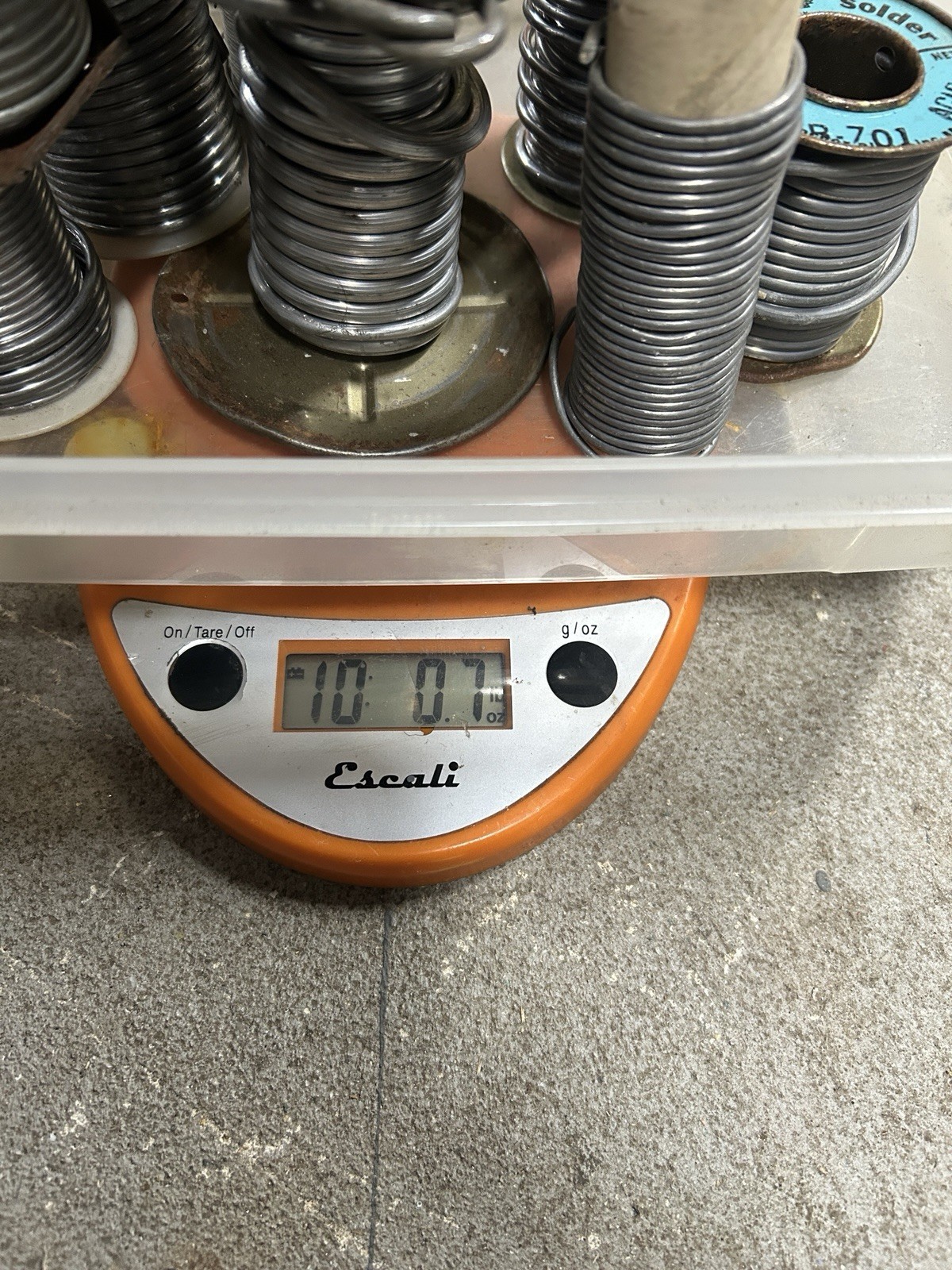 Vintage Nassau Stearine Core Solder Spools 10lbs Acid Core Alpha