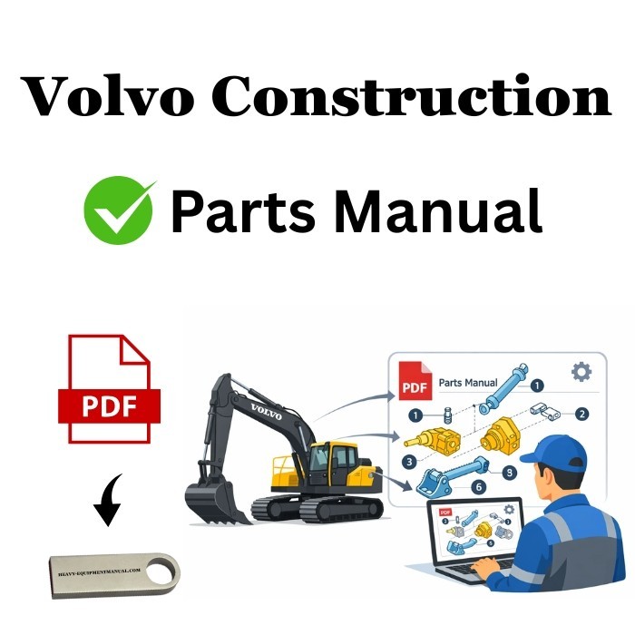 Volvo SD135B Soil Compactor Parts Manual ON USB